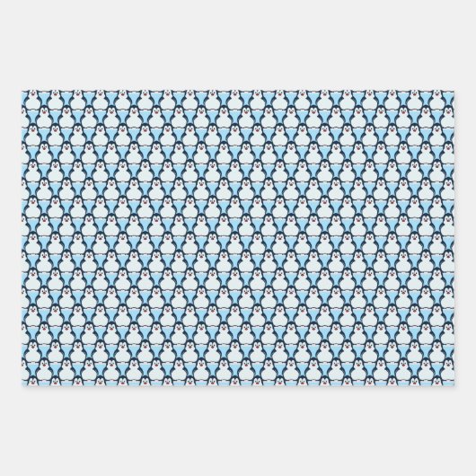 Pinguïns Design Wrapping Paper Set (Voorkant 3)