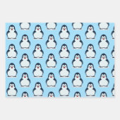 Pinguïns Design Wrapping Paper Set (Voorkant 2)