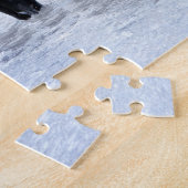 Pinguïns die marcheren naar Ocean Jigzaag Puzzle Legpuzzel (Zijkant)