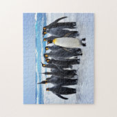 Pinguïns die marcheren naar Ocean Jigzaag Puzzle Legpuzzel (Verticaal)