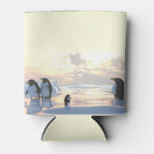 pinguïns die op een ijsgang koelen blikjeskoeler (Voorkant)