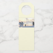 pinguïns die op een ijsgang koelen flessenhanger (Achterkant)