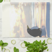 pinguïns die op een ijsgang koelen theedoek (Gevouwen)