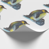 pinguïns die papier met matte overvullen (Hoek)