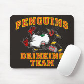 Pinguïns Drink de Muismat van het Team (Met muis)