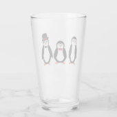 Pinguïns - Drink glas (Achterkant)