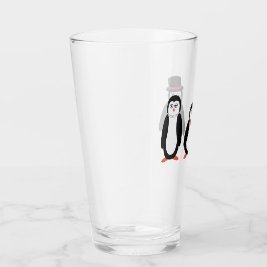 Pinguïns - Drink glas (Rechts)