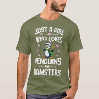 Pinguïns en Hamsters Shirt Gift Meisjes Vrouwen