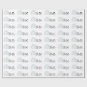 Pinguïns en iglo cadeaupapier (Vlak)