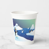 Pinguïns en ijs papieren bekers (Voorkant)