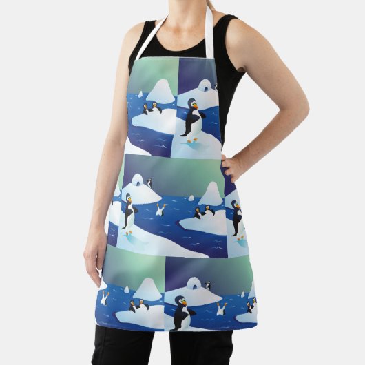 Pinguïns en ijs schort (Insitu)