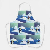 Pinguïns en ijs schort (Voorkant)