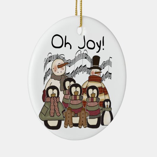 Pinguïns en Snowmen Oh Joy Ornament (Rechts)