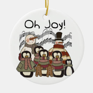 Pinguïns en Snowmen Oh Joy Ornament