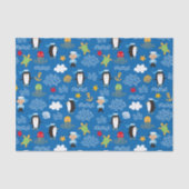 Pinguïns en zeelieden tissuepapier (Voorkant)