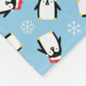 pinguïns fleece deken (Hoek)