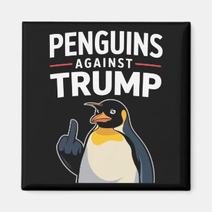 Pinguïns Flippers Omhoog Verzets Pinguïns Tegen Tr Magneet