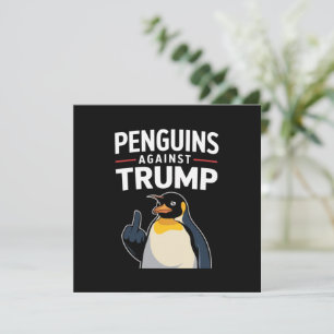 Pinguïns Flippers Omhoog Verzette Pinguïns Tegen T Kaart