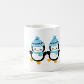 Pinguïns geperst voor de winter koffiemok (Center)