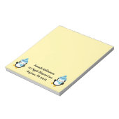 Pinguïns geperst voor de winter notitieblok (Linkerzijde)