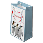Pinguïns Geschenkentas Klein Cadeauzakje (Achterkant Gekanteld)