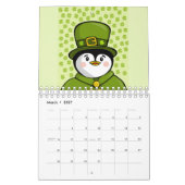 Pinguïns, het hele jaar door kalender (Mar 2027)