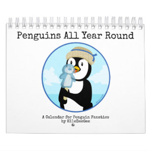 Pinguïns, het hele jaar door kalender
