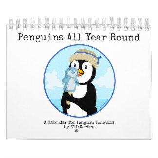 Pinguïns, het hele jaar door kalender