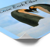 Pinguïns - hou van elkaar Poster (Hoek)
