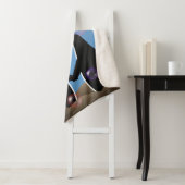 pinguïns houden flippers tegen bubbels sherpa deken (In situ)