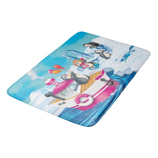 pinguïns in Antarctica Badmat (Gekanteld)