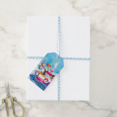 pinguïns in Antarctica Cadeaulabel (Met Touw)