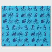 pinguïns in Antarctica Cadeaupapier (Vlak)