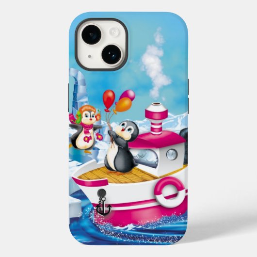 pinguïns in Antarctica Case-Mate iPhone Case (Achterkant)