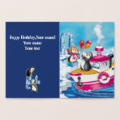 pinguïns in Antarctica Folie Kaarten (Binnen)