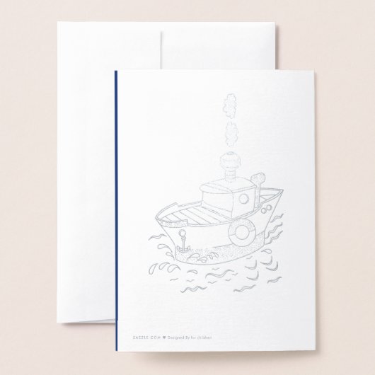 pinguïns in Antarctica Folie Kaarten (Met envelop)