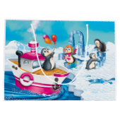 pinguïns in Antarctica Groot Cadeauzakje (Achterkant)