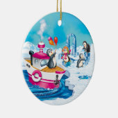 pinguïns in Antarctica Keramisch Ornament (Rechts)