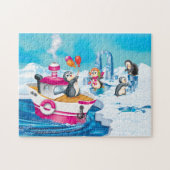 pinguïns in Antarctica Legpuzzel (Horizontaal)