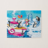 pinguïns in Antarctica Legpuzzel (Horizontaal)