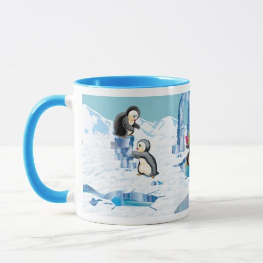 pinguïns in Antarctica Mok (Links)