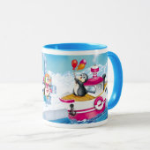 pinguïns in Antarctica Mok (Voorkant rechts)