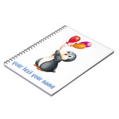 pinguïns in Antarctica Notitieboek (Linkerzijde)