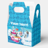 pinguïns in Antarctica voor de jongen Bedankdoosjes (Geopend)