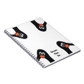 Pinguïns in de hoek notitieboek (Rechterzijde)