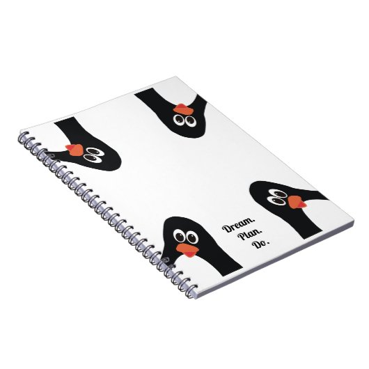 Pinguïns in de hoek notitieboek (Rechterzijde)