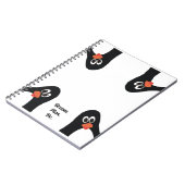 Pinguïns in de hoek notitieboek (Linkerzijde)