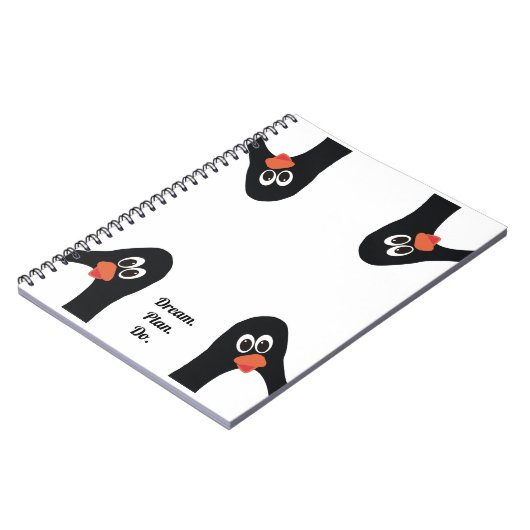 Pinguïns in de hoek notitieboek (Linkerzijde)