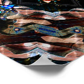 Pinguïns in de nacht... poster (Hoek)