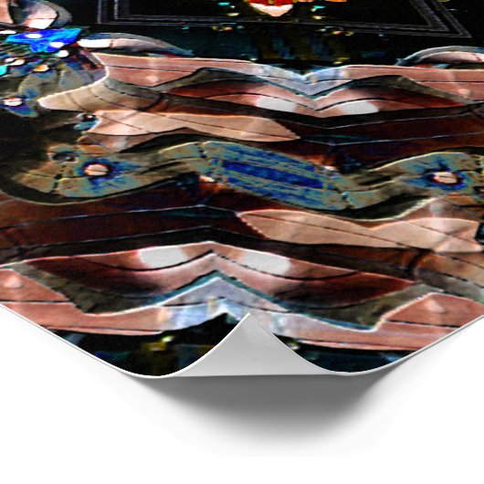 Pinguïns in de nacht... poster (Hoek)